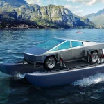 Cover Tesla Cybertruck Boat Capability