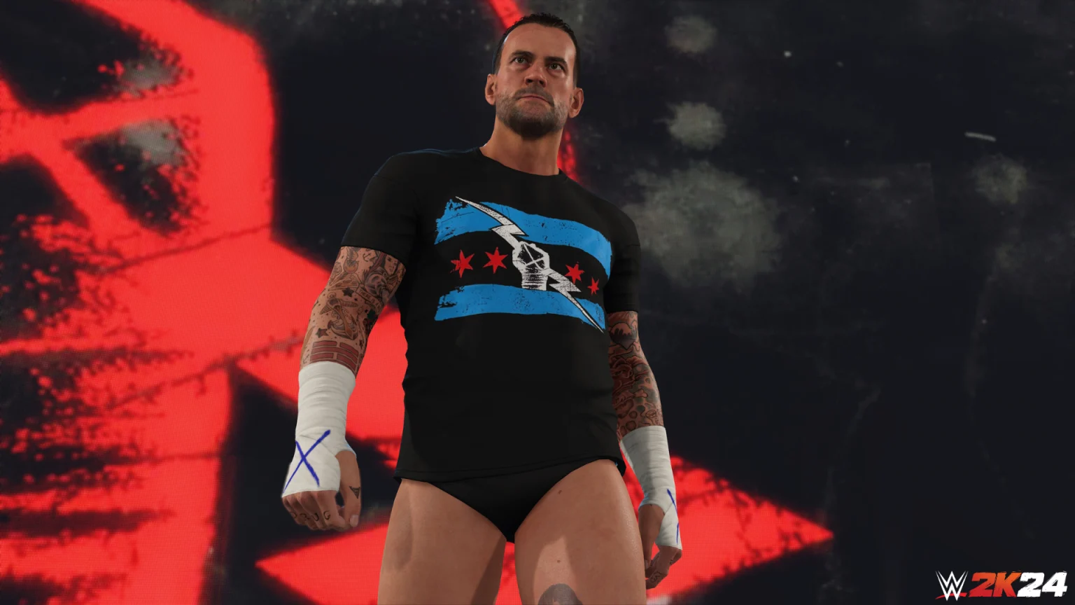 Cover WWE 2K24 ECW Punk Pack DLC Official